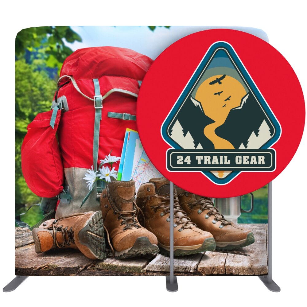 EZ Tube® Connect 10FT Kit L (8 x 5') — Double Sided Graphic Only